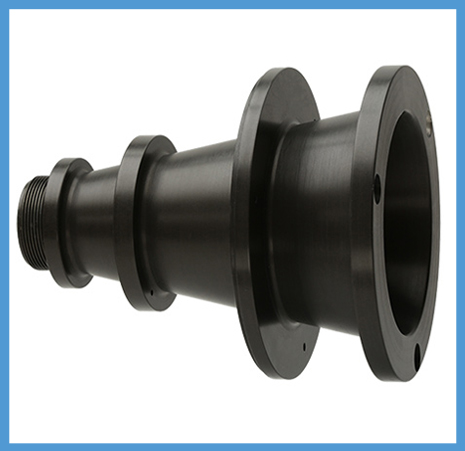 An aluminum part coated with Tufram